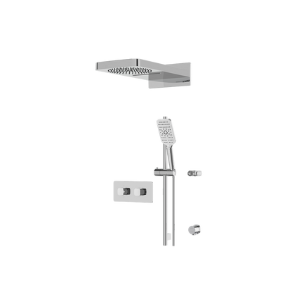 Aquabrass - Inabox Shower Faucet - 3 Way Shared
