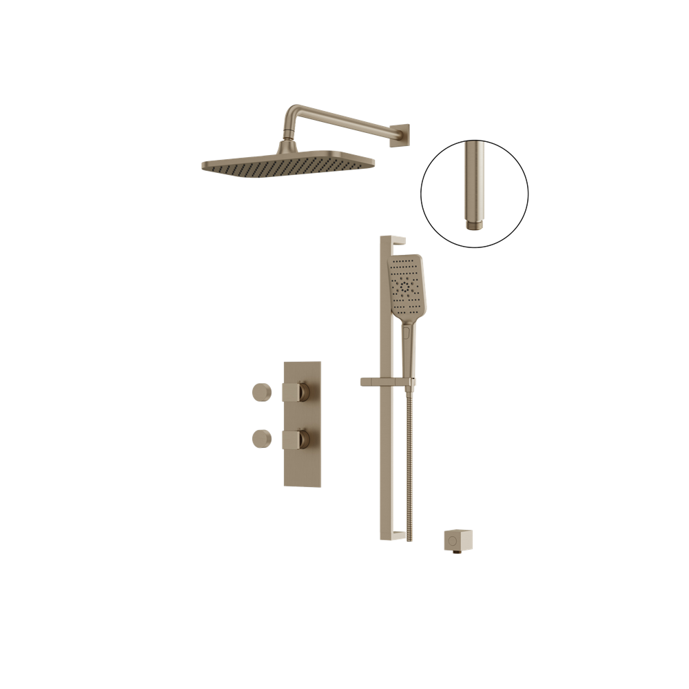 Aquabrass - Miamibox Shower Faucet - 2 Way Shared