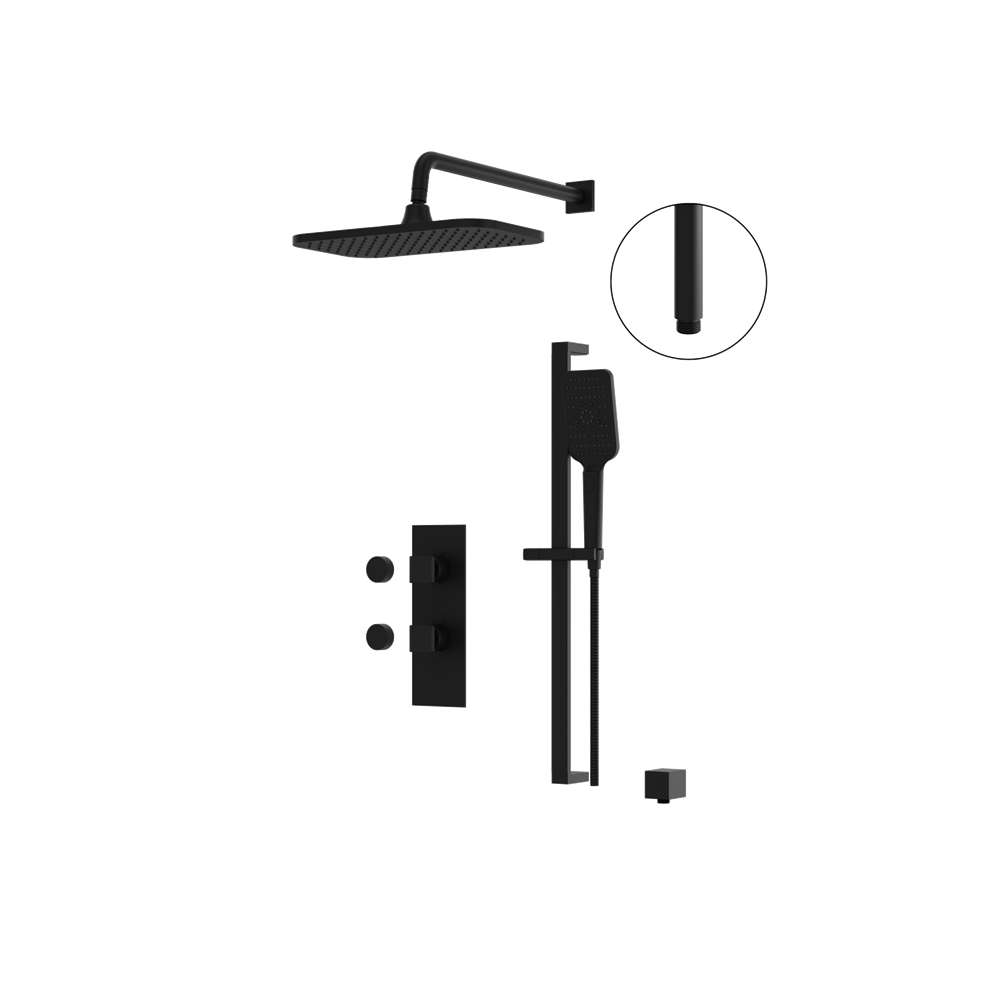 Aquabrass - Miamibox Shower Faucet - 2 Way Shared