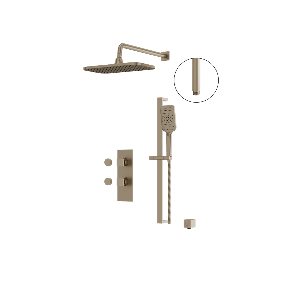 Aquabrass - Miamibox Shower Faucet - 2 Way Non Shared - CalGreen