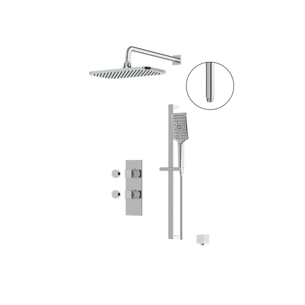 Aquabrass - Miamibox Shower Faucet - 2 Way Non Shared - CalGreen