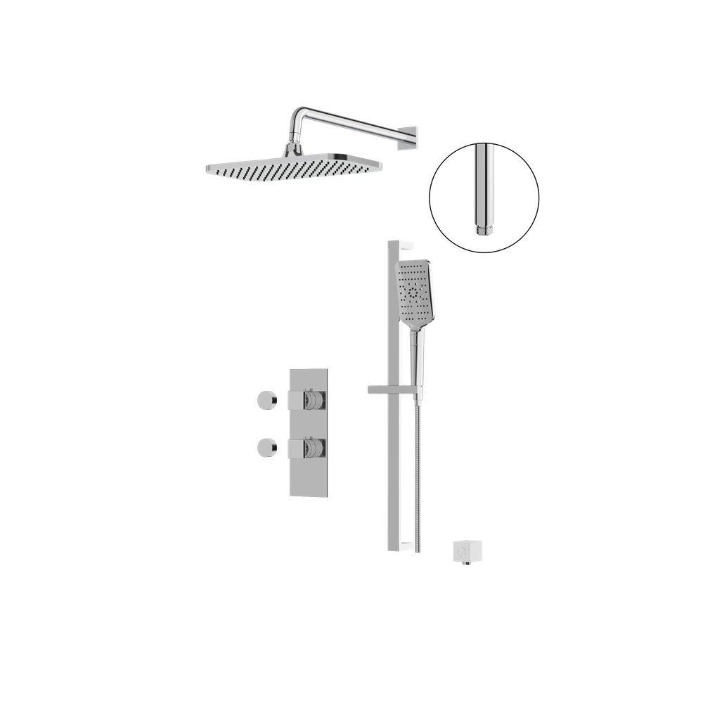 Aquabrass - Miamibox Shower Faucet - 2 Way Shared