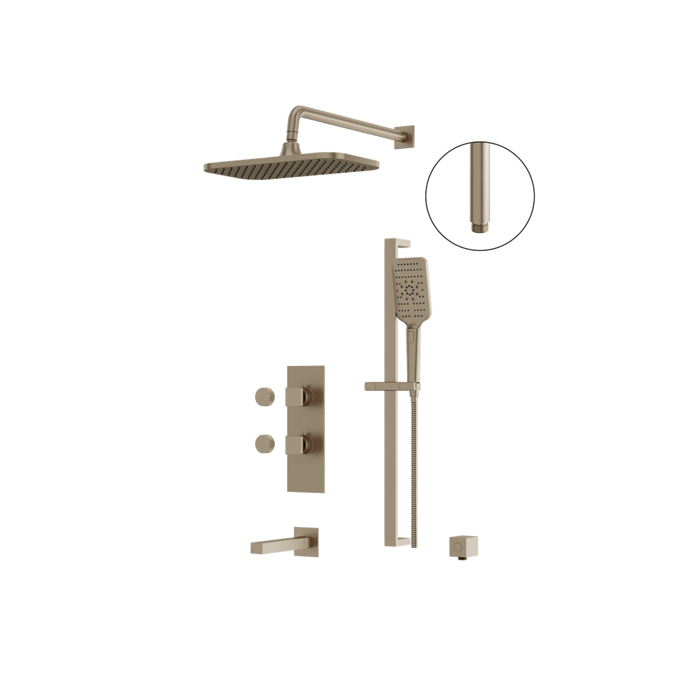 Aquabrass - Miamibox Tub/Shower Faucet-3 Way Non Shared - CalGreen