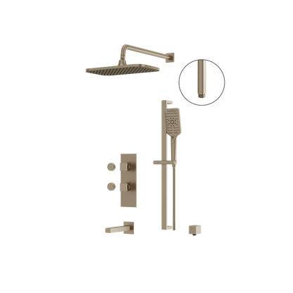 Aquabrass - Miamibox Tub/Shower Faucet-3 Way Non Shared - CalGreen