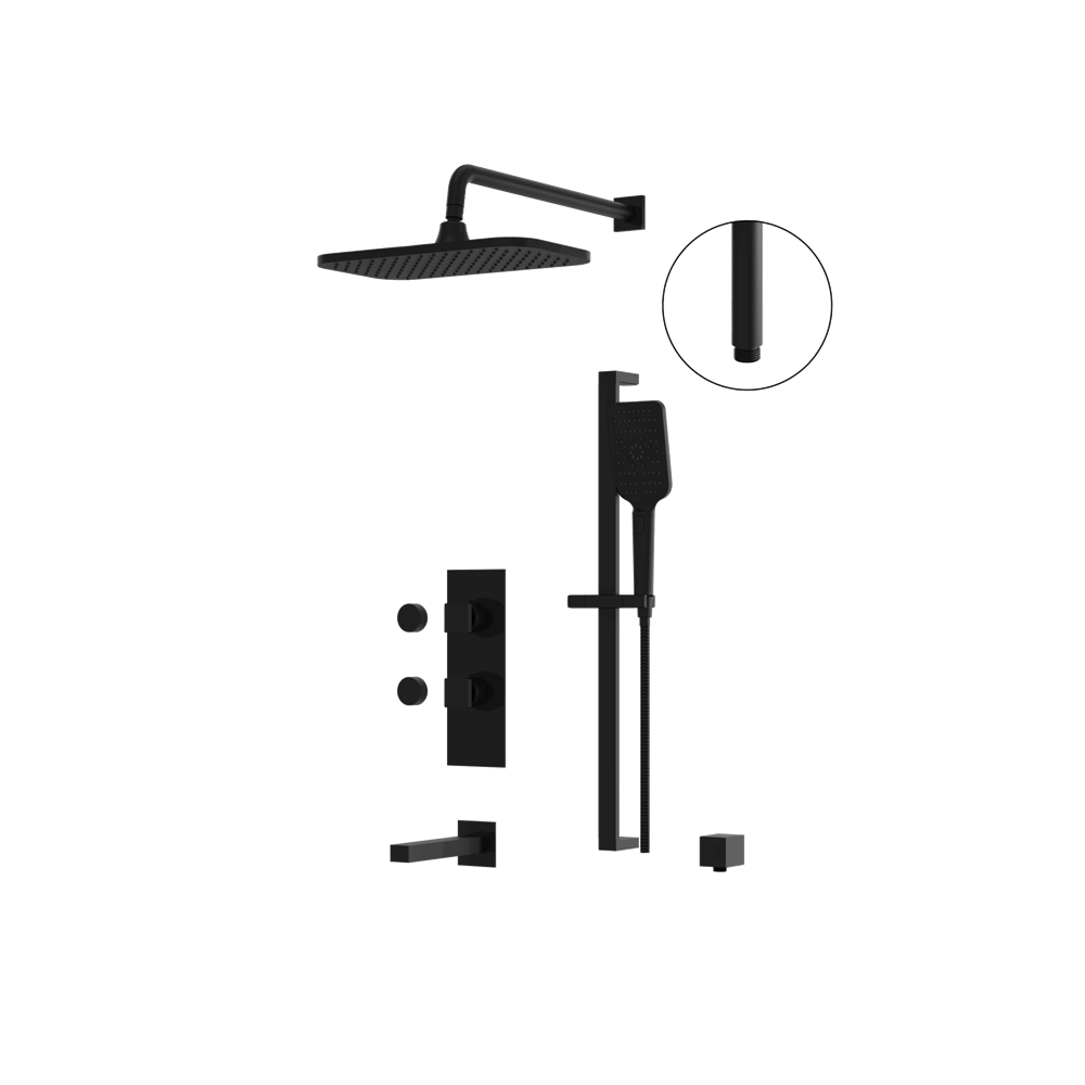 Aquabrass - Miamibox Tub/Shower Faucet-3 Way Non Shared - CalGreen