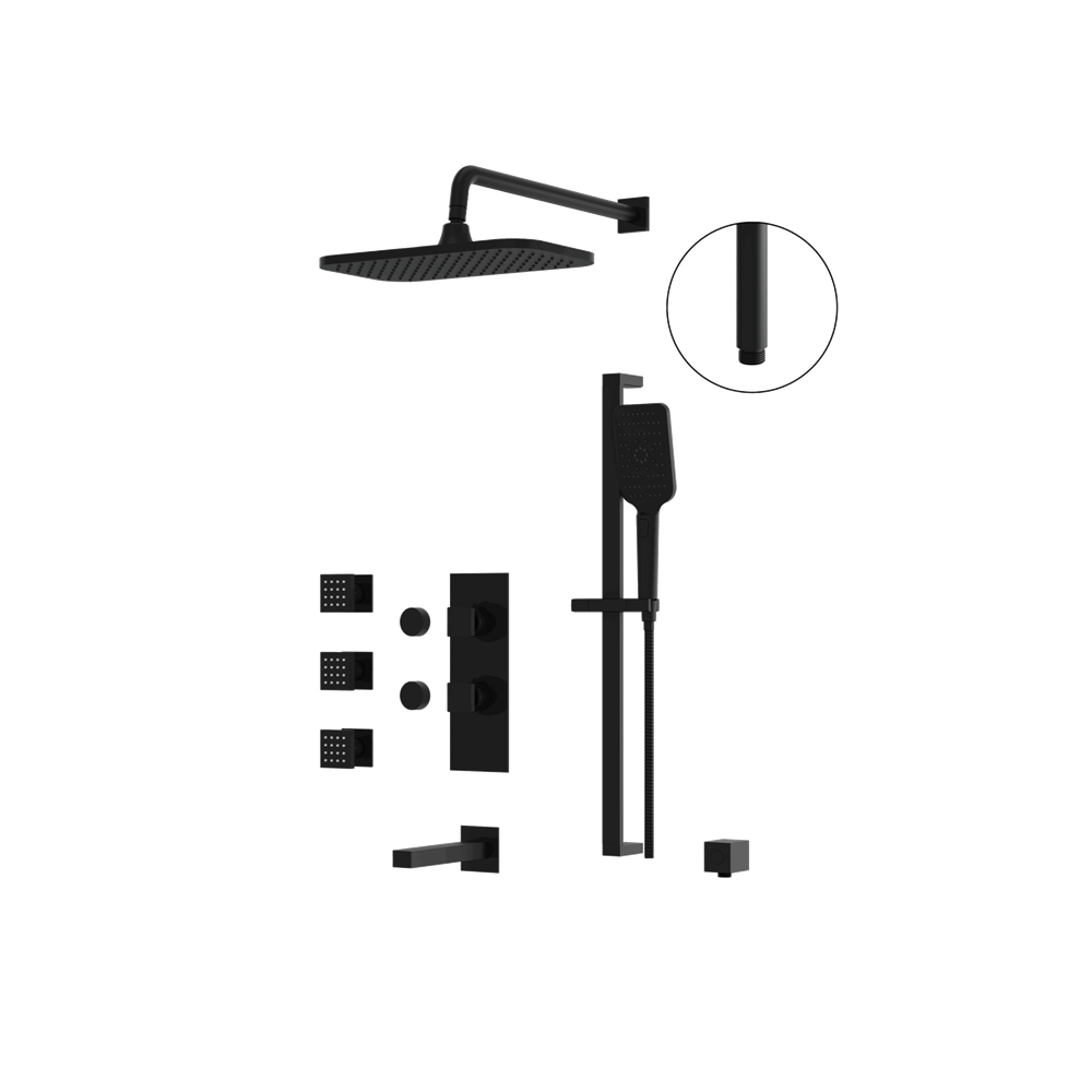 Aquabrass - Miamibox Shower Faucet-3 Way Non Shared - CalGreen