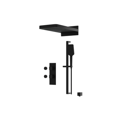 Aquabrass - Miamibox Shower Faucet- 3 Way Shared