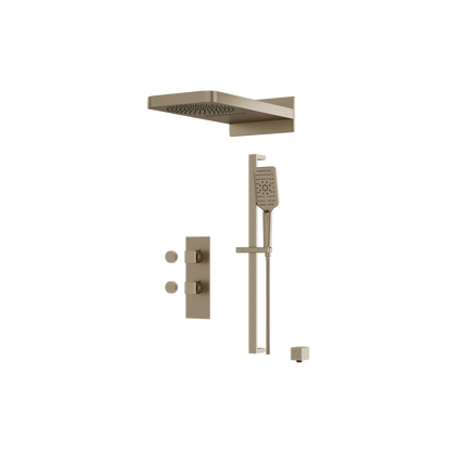 Aquabrass - Miamibox Shower Faucet-3 Way Non Shared - CalGreen