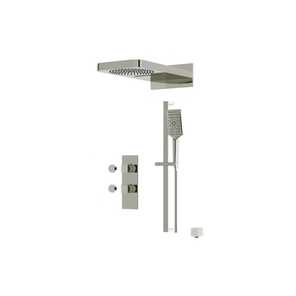 Aquabrass - Miamibox Shower Faucet- 3 Way Shared
