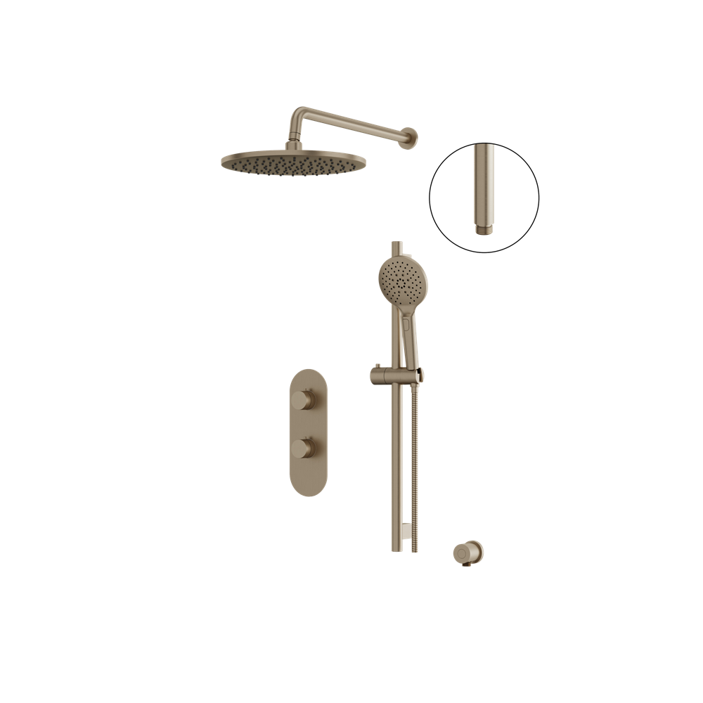 Aquabrass - Showerbox Shower Faucet Uniplex Box - 2 Way Shared