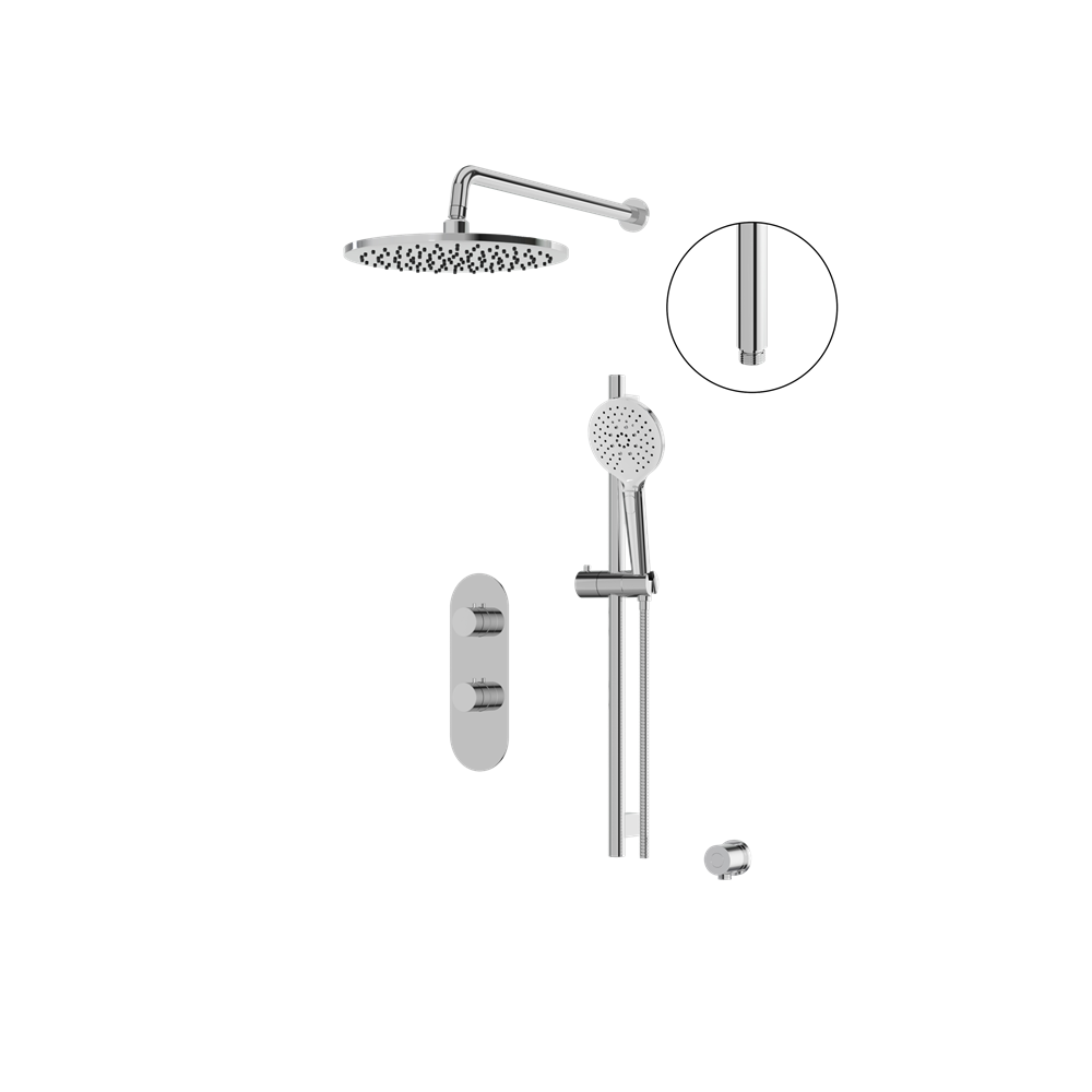 Aquabrass - Showerbox Shower Faucet Uniplex Box - 2 Way Shared
