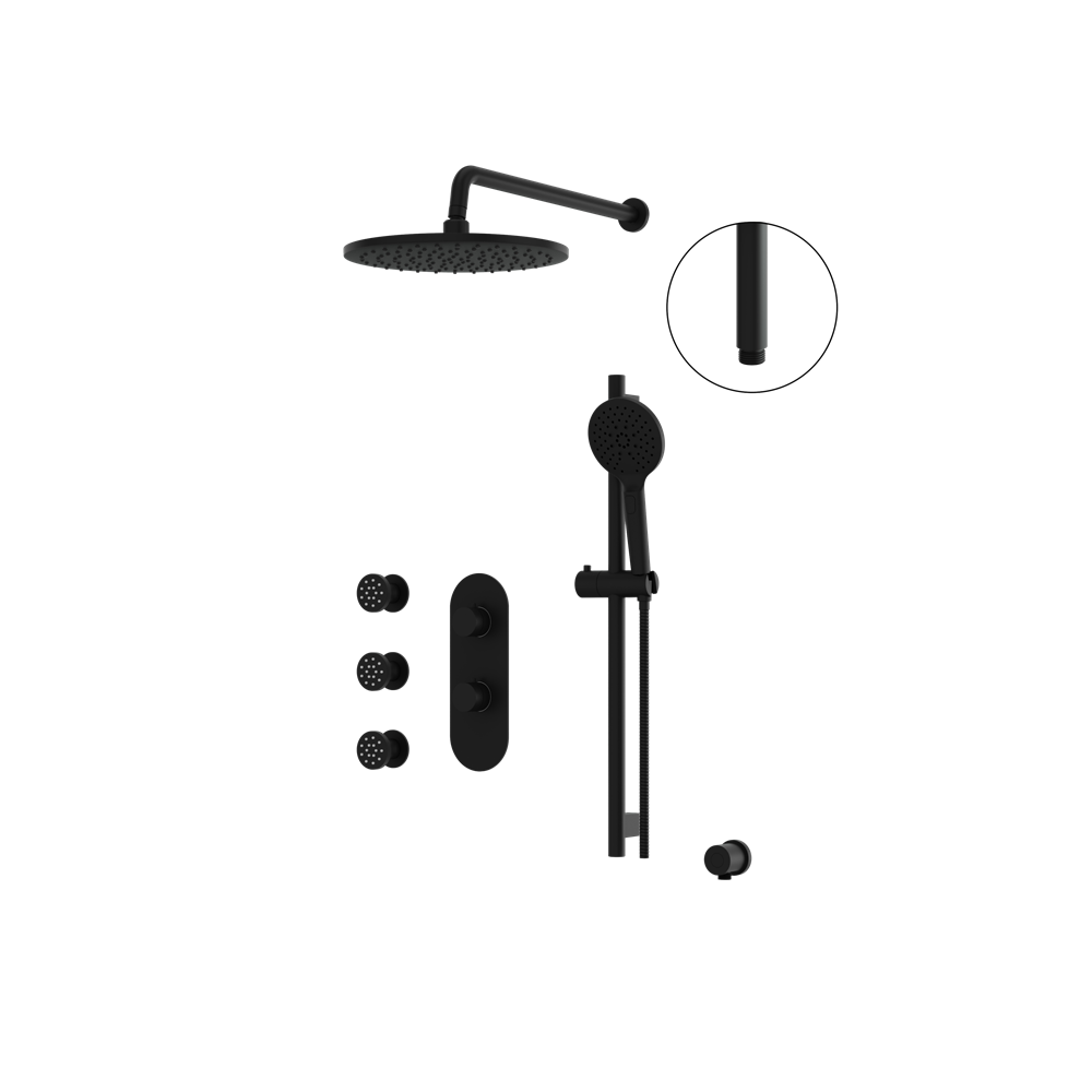 Aquabrass - Showerbox Shower Faucet- 3 Way Shared