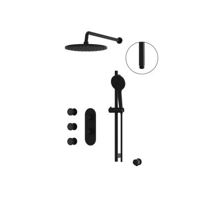 Aquabrass - Showerbox Shower Faucet- 3 Way Shared