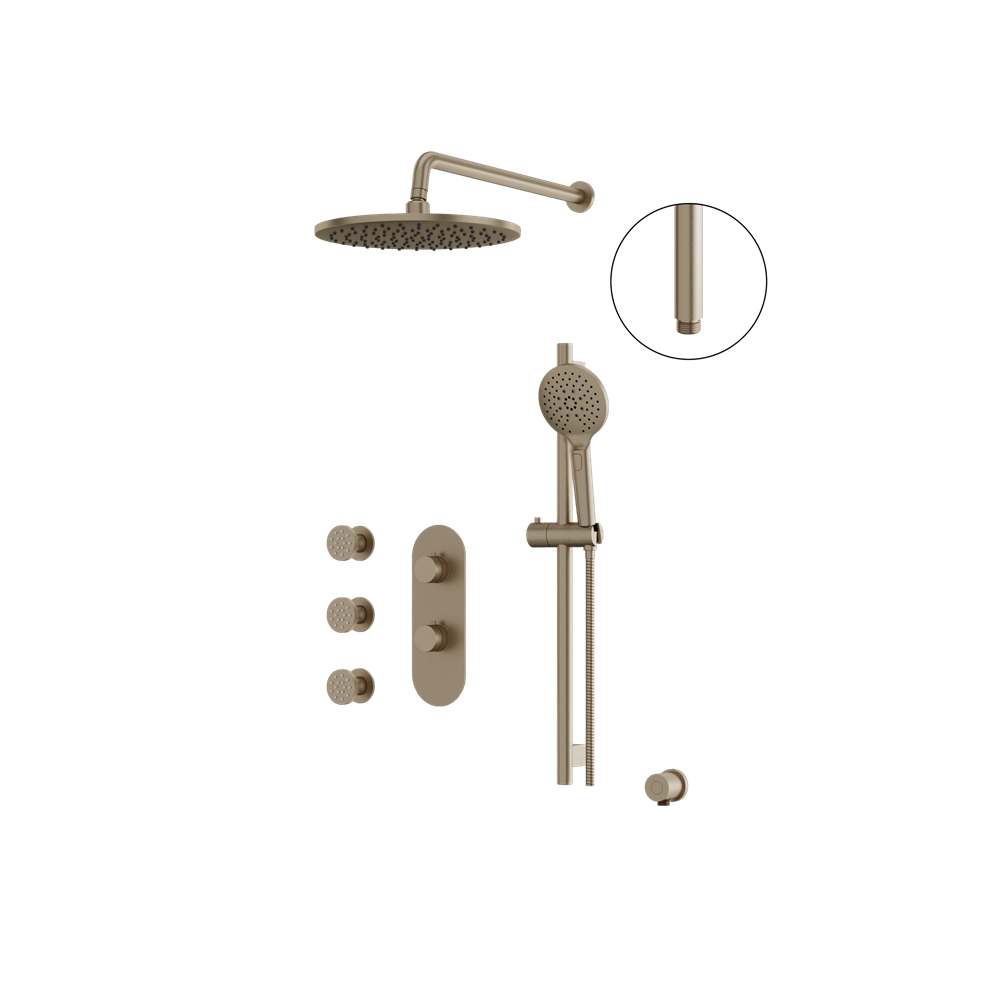 Aquabrass - Showerbox Shower Faucet 3 Way Non Shared - CalGreen