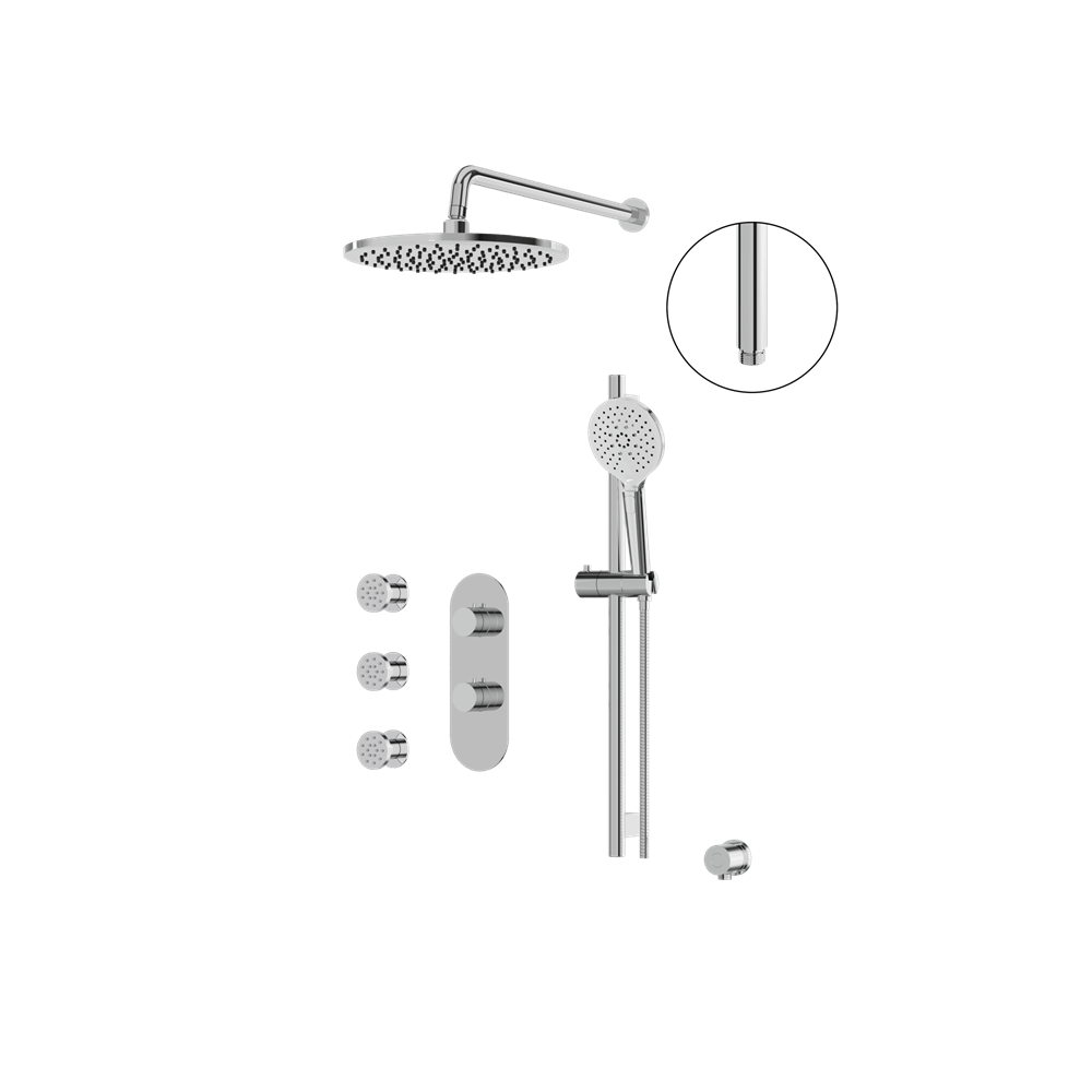 Aquabrass - Showerbox Shower Faucet 3 Way Non Shared - CalGreen