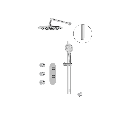 Aquabrass - Showerbox Shower Faucet- 3 Way Shared