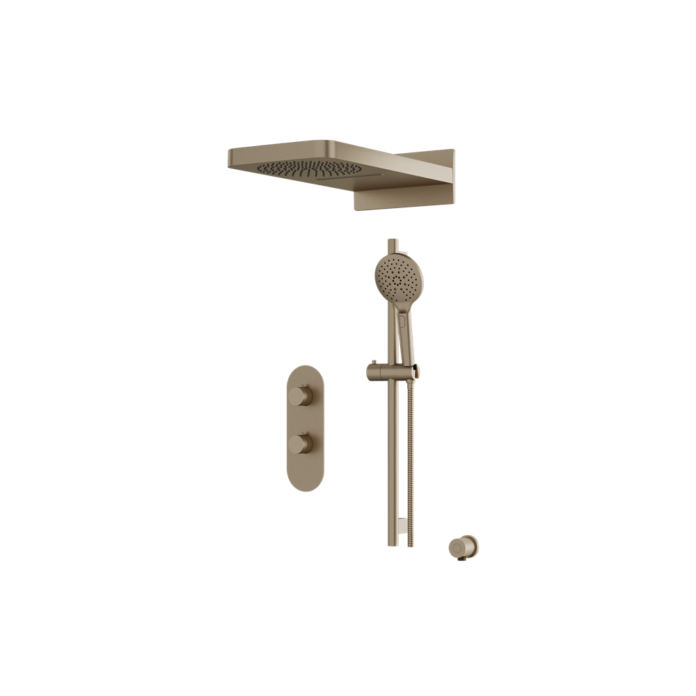 Aquabrass - Showerbox Shower Faucet- 3 Way Shared