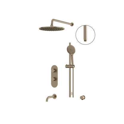 Aquabrass - Showerbox Shower Faucet- 3 Way Shared