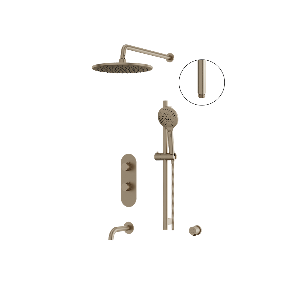 Aquabrass - Showerbox Shower Faucet 3 Way Non Shared - CalGreen