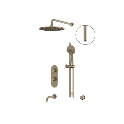Aquabrass - Showerbox Shower Faucet 3 Way Non Shared - CalGreen