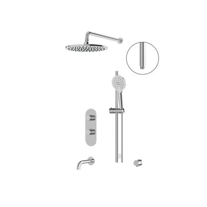 Aquabrass - Showerbox Shower Faucet- 3 Way Shared
