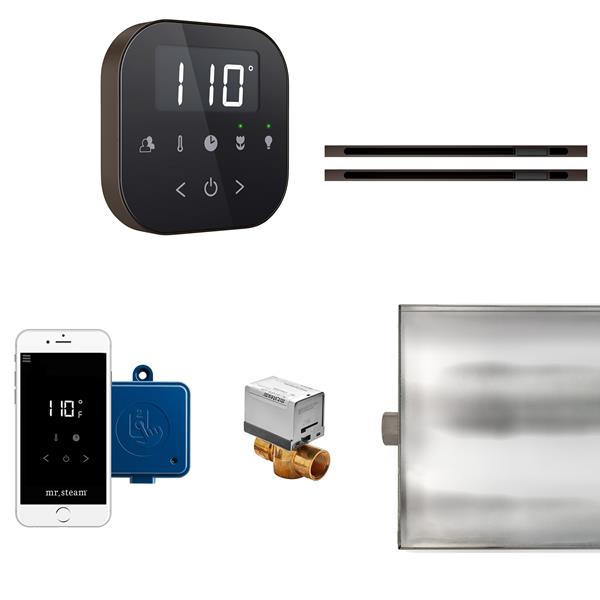 Mr. Steam - Airbutler Max Linear Steam Shower Control Package With Airtempo Control And Linear Steamhead