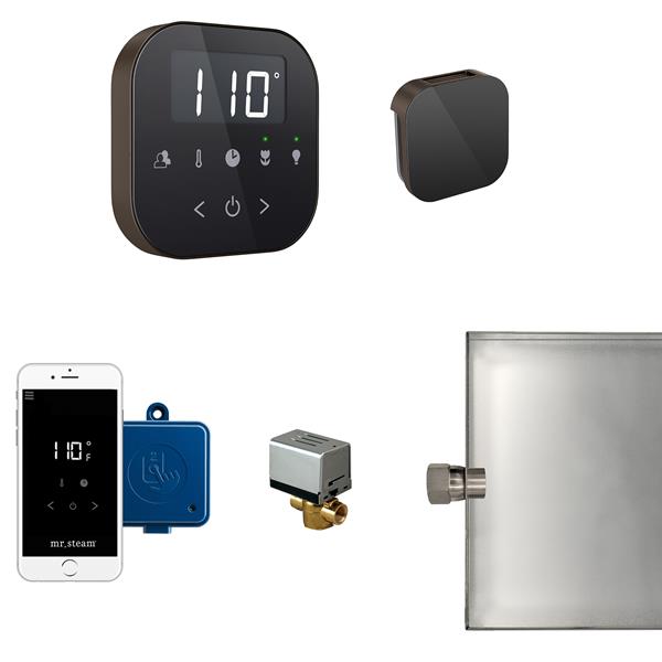 Mr. Steam - Airbutler Steam Shower Control Package With Airtempo Control And Aroma Glass Steamhead