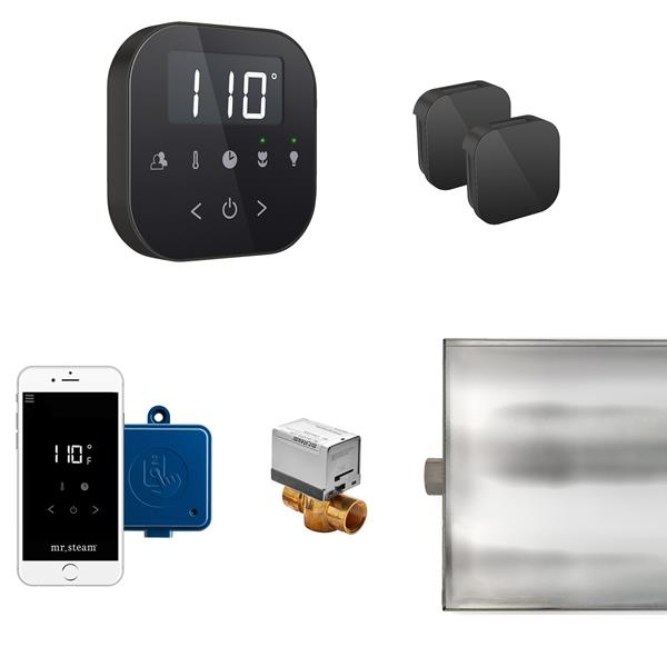 Mr. Steam - Airbutler Max Steam Shower Control Package With Airtempo Control And Aroma Glass Steamhead