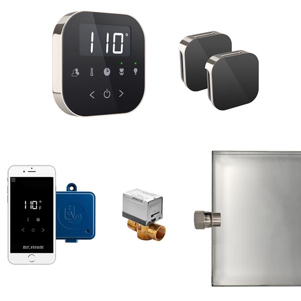 Mr. Steam - Airbutler Max Steam Shower Control Package With Airtempo Control And Aroma Glass Steamhead