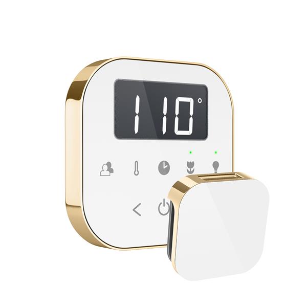 Mr. Steam - Airtempo Steam Shower Control And Aroma Glass Steamhead