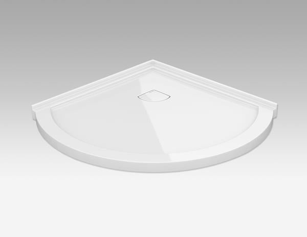 Fleurco - ALB Arc Corner Shower Base Low-Profile