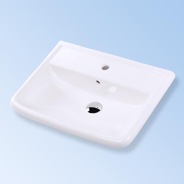Lacava - Alia Wall-Mount Porcelain Bathroom Sink With An Overflow