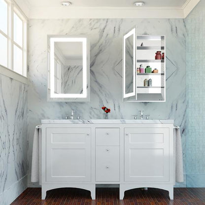 Electric Mirror - Ambiance LED Mirrored Cabinet - Left Door Swing