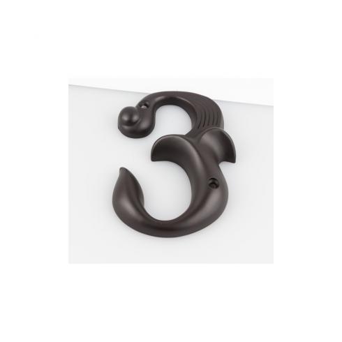 Atlas Homewares - Alhambra 4 Inch H Surface Mount House Number