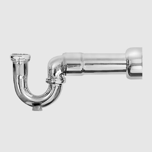 Sigma - 1-1/2 Inch Ground Joint Sink Trap (Pvc) With Cleanout