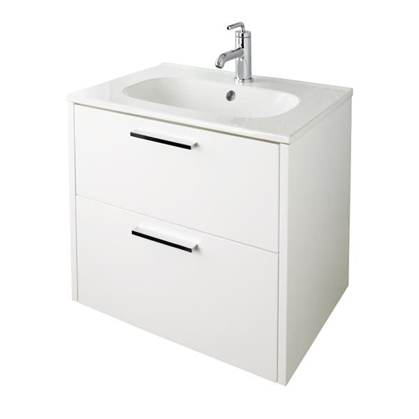 Lacava - Aquatre Wall-Mount Under-Counter Vanity With Two Drawers