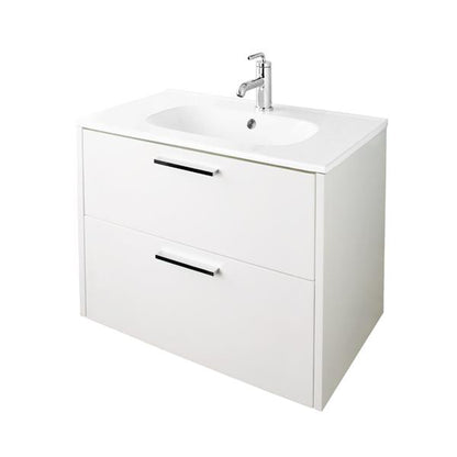 Lacava - Aquatre Wall-Mount Under-Counter Vanity With Two Drawers With Notch In Back For Plumbing