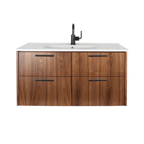Lacava - Aquatre Wall-Mount Under Counter Vanity With Four Drawers