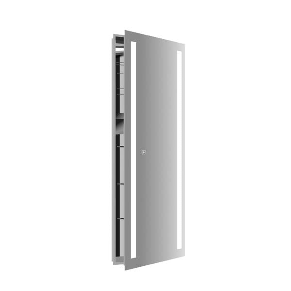 Electric Mirror - Ascension Lighted Wardrobe Cabinet 20 x 69 - Right Door Swing