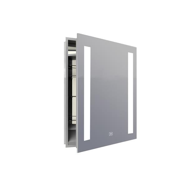 Electric Mirror - Ascension with Touch Dimming LED Mirrored Cabinet - Right Door Swing