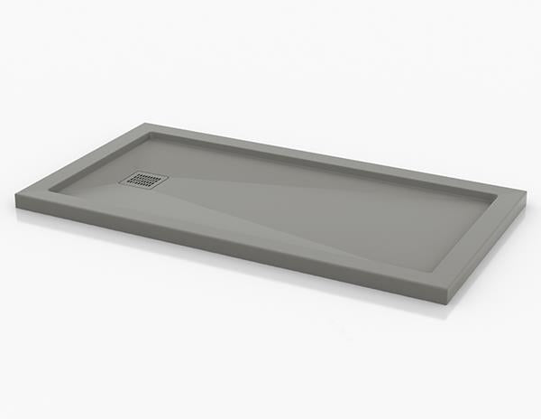Fleurco - Tavia Shower Base With Side Drain With Metal Grid