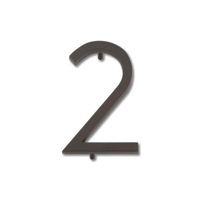 Atlas Homewares - Modern Avalon 4-1/2 Inch H Floating Mount House Number