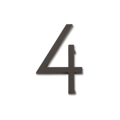 Atlas Homewares - Modern Avalon 4-1/2 Inch H Floating Mount House Number