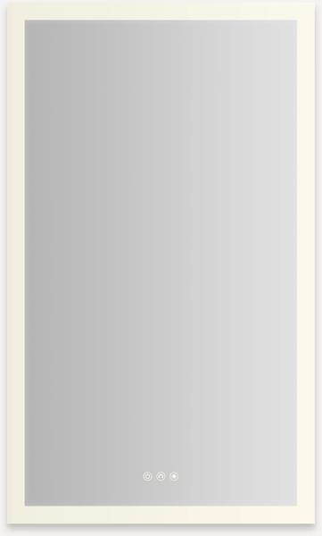 Robern - AiO Reserve 24X40 Inch Lighted Frameless Single Door Medicine Cabinet