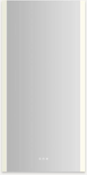 Robern - AiO Reserve 24X48 Inch Lighted Frameless Single Door Medicine Cabinet