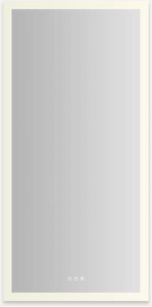 Robern - AiO Reserve 24X48 Inch Lighted Frameless Single Door Medicine Cabinet
