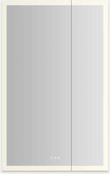 Robern - AiO Reserve 30X48, Inch Lighted Frameless Double Door Medicine Cabinet
