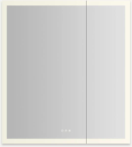 Robern - AiO Reserve 36X40 Inch Lighted Frameless Double Door Medicine Cabinet