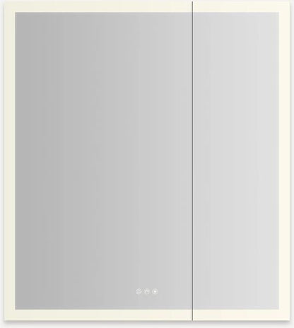 Robern - AiO Reserve 36X40 Inch Lighted Frameless Double Door Medicine Cabinet