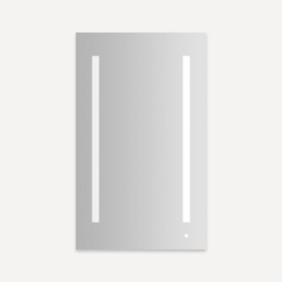 Robern - Aio Lighted Medicine Cabinet, 2440, 1 Door, Audio 2700K
